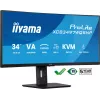 iiyama ProLite XCB3497WQSNP-B1 computer monitor 86.4 cm (34 inch) 3440 x 1440 pixels UltraWide Quad HD LED Black
