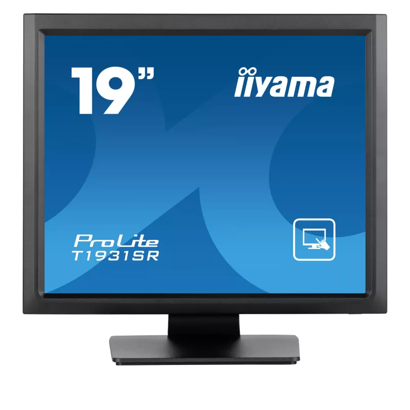 iiyama ProLite T1931SR-B1S computer monitor 48.3 cm (19 inch) 1280 x 1024 pixels SXGA LCD Touchscreen Black