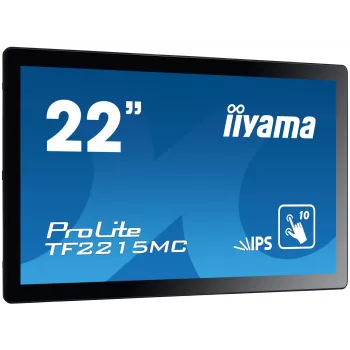 iiyama ProLite TF2215MC-B2 computer monitor 54.6 cm (21.5 inch) 1920 x 1080 pixels Full HD LED Touchscreen Multi-user Black