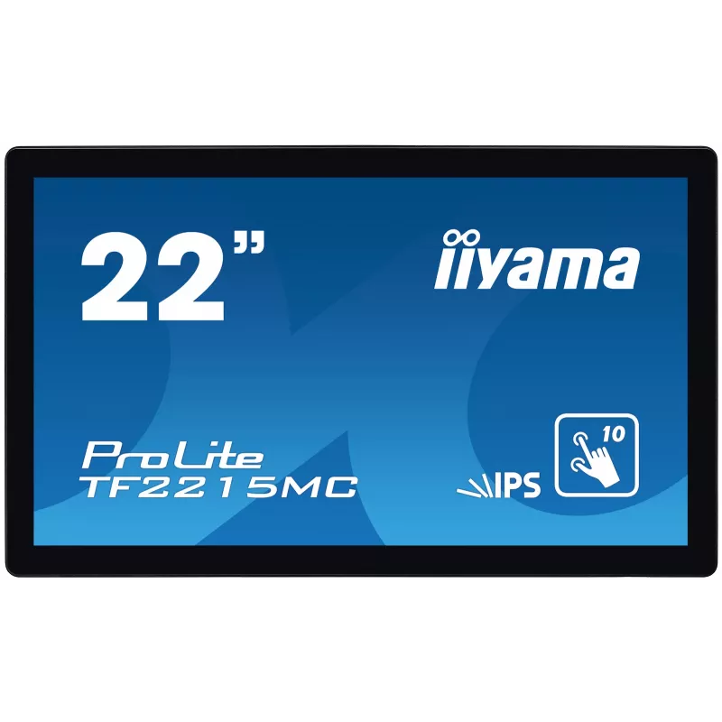 iiyama ProLite TF2215MC-B2 computer monitor 54.6 cm (21.5 inch) 1920 x 1080 pixels Full HD LED Touchscreen Multi-user Black