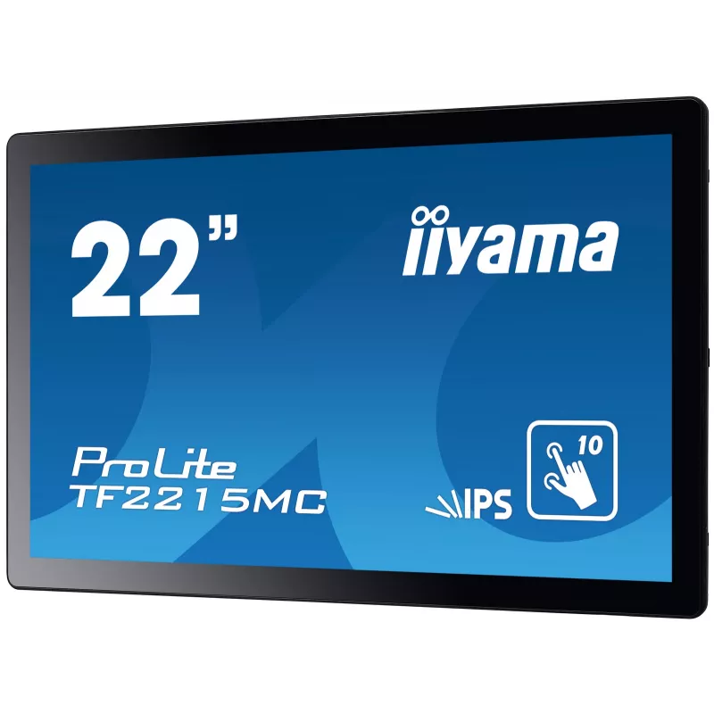 iiyama ProLite TF2215MC-B2 computer monitor 54.6 cm (21.5 inch) 1920 x 1080 pixels Full HD LED Touchscreen Multi-user Black