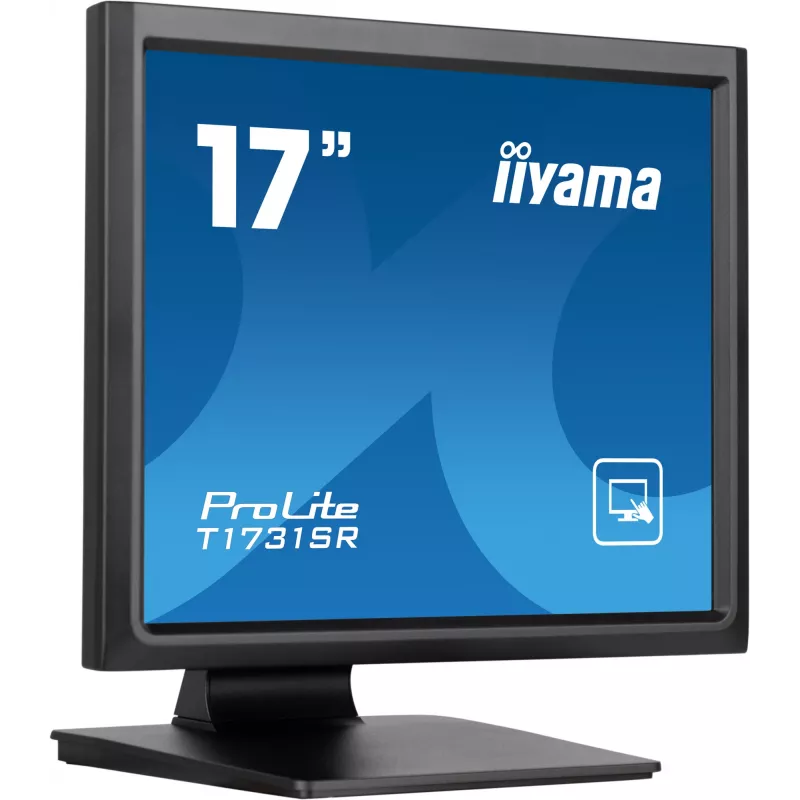 iiyama ProLite T1731SR-B1S computer monitor 43.2 cm (17 inch) 1280 x 1024 pixels SXGA LCD Touchscreen Black