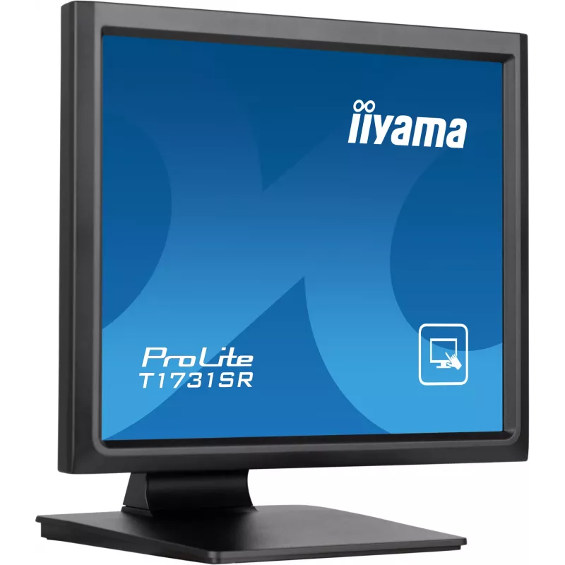 iiyama ProLite T1731SR-B1S computer monitor 43.2 cm (17 inch) 1280 x 1024 pixels SXGA LCD Touchscreen Black