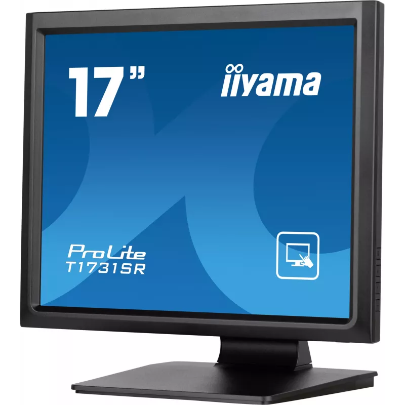 iiyama ProLite T1731SR-B1S computer monitor 43.2 cm (17 inch) 1280 x 1024 pixels SXGA LCD Touchscreen Black