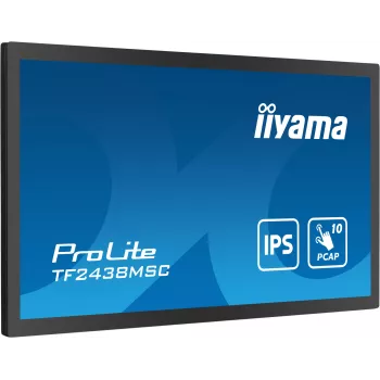 iiyama TF2438MSC-B1 computer monitor 60.5 cm (23.8 inch) 1920 x 1080 pixels Full HD LED Touchscreen Black