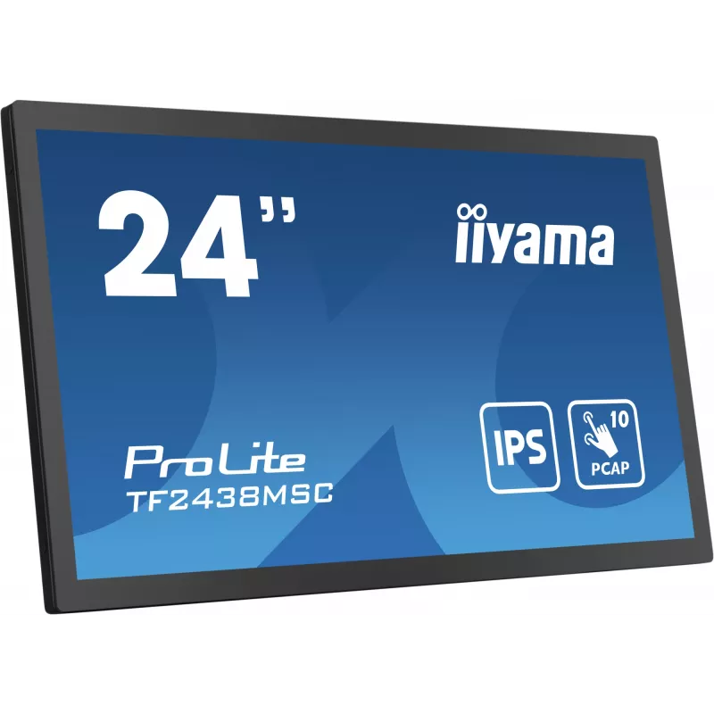 iiyama TF2438MSC-B1 computer monitor 60.5 cm (23.8 inch) 1920 x 1080 pixels Full HD LED Touchscreen Black