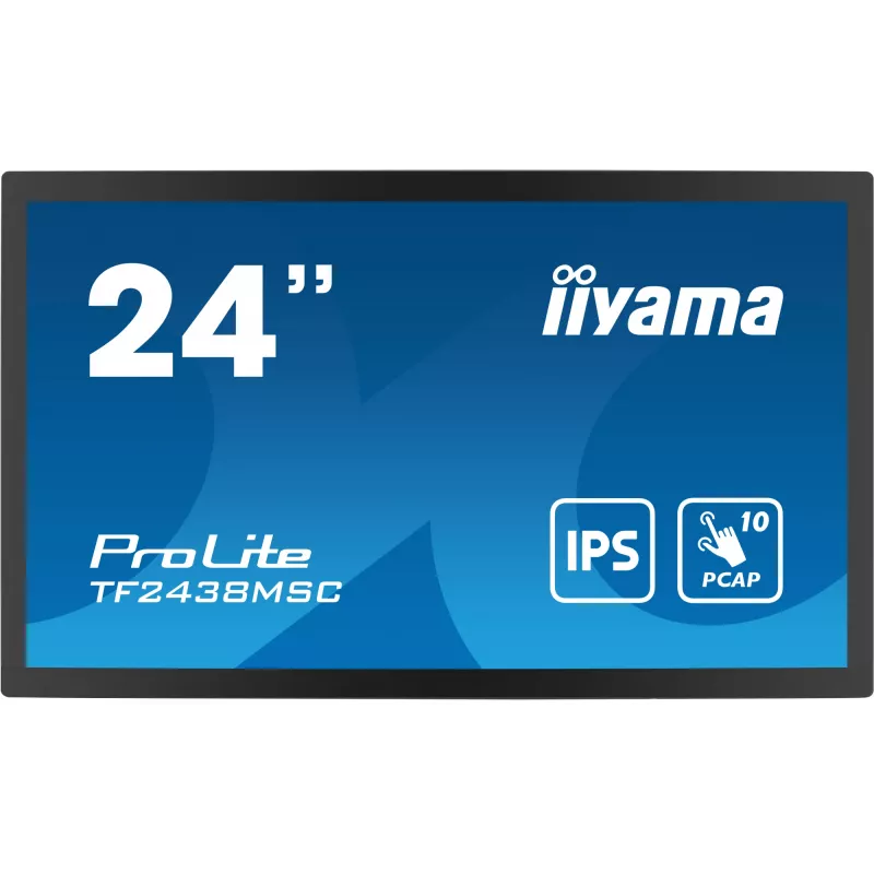 iiyama TF2438MSC-B1 computer monitor 60.5 cm (23.8 inch) 1920 x 1080 pixels Full HD LED Touchscreen Black