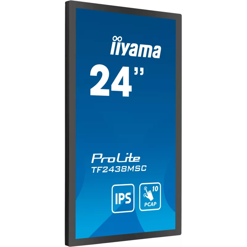 iiyama TF2438MSC-B1 computer monitor 60.5 cm (23.8 inch) 1920 x 1080 pixels Full HD LED Touchscreen Black
