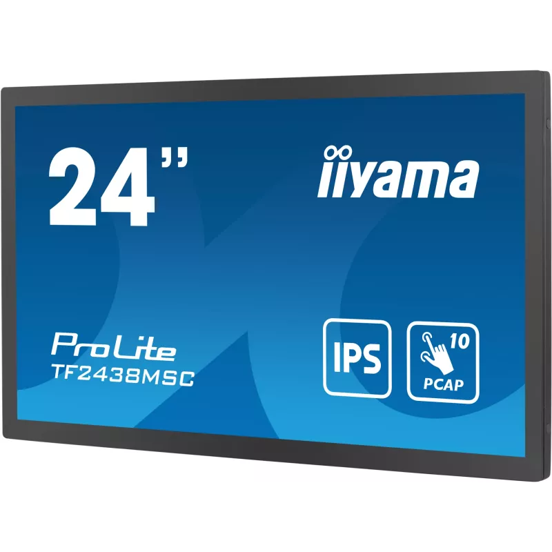 iiyama TF2438MSC-B1 computer monitor 60.5 cm (23.8 inch) 1920 x 1080 pixels Full HD LED Touchscreen Black