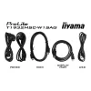 iiyama ProLite T1932MSC-W1SAG computer monitor 48.3 cm (19 inch) 1280 x 1024 pixels Full HD LED Touchscreen Tabletop White