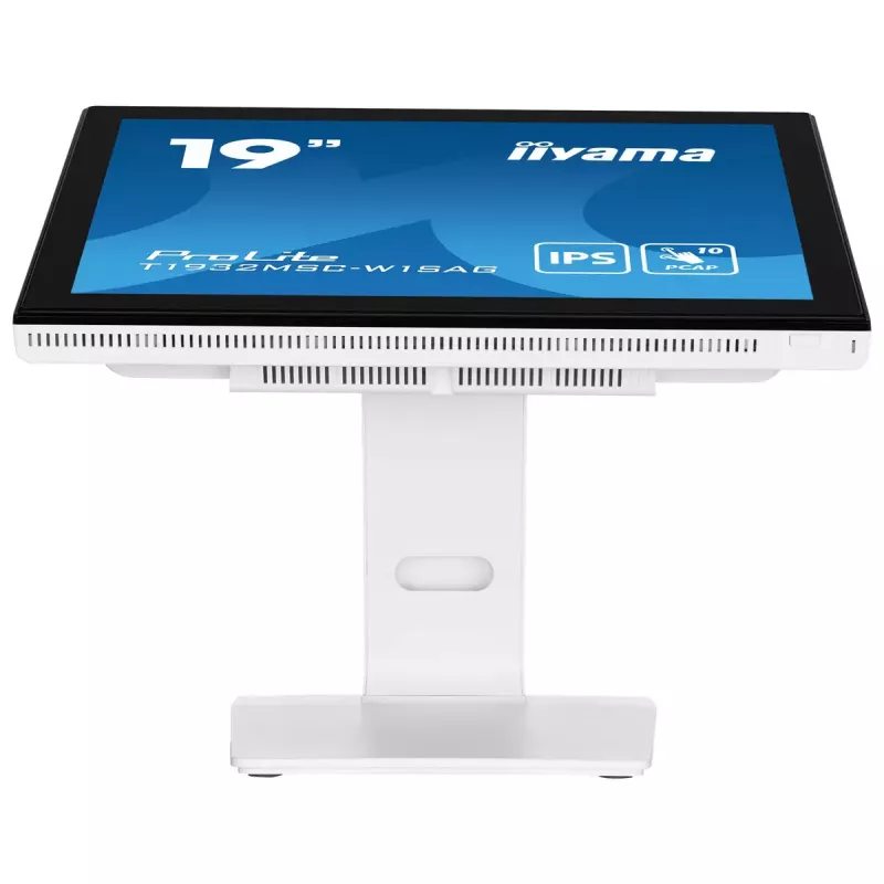 iiyama ProLite T1932MSC-W1SAG computer monitor 48.3 cm (19 inch) 1280 x 1024 pixels Full HD LED Touchscreen Tabletop White