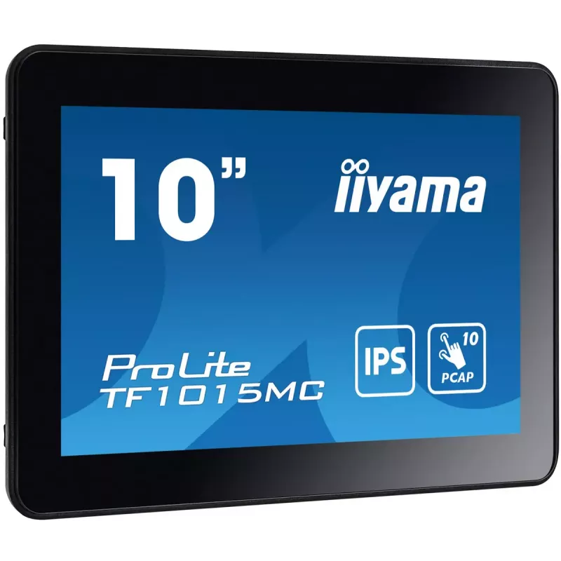 iiyama TF1015MC-B3 computer monitor 25.6 cm (10.1 inch) 1280 x 800 pixels HD LED Touchscreen Black