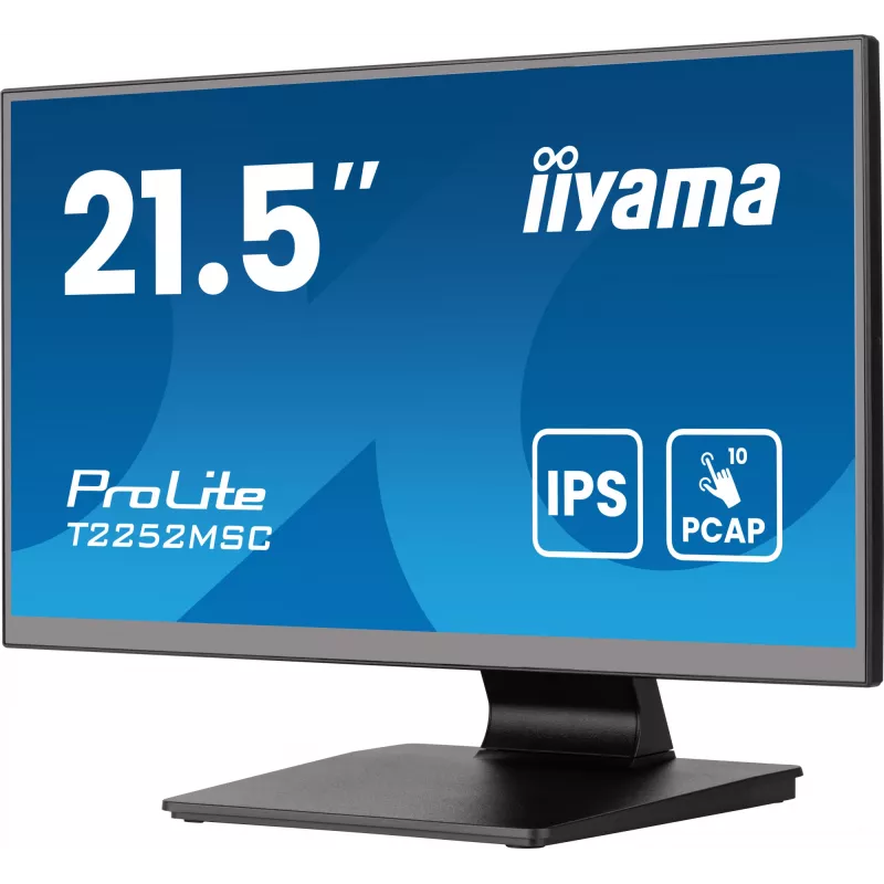 iiyama ProLite T2252MSC-B2AG computer monitor 54.6 cm (21.5 inch) 1920 x 1080 pixels Full HD LCD Touchscreen Black