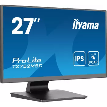 iiyama ProLite T2752MSC-B1AG computer monitor 68.6 cm (27 inch) 1920 x 1080 pixels Full HD LED Touchscreen Black