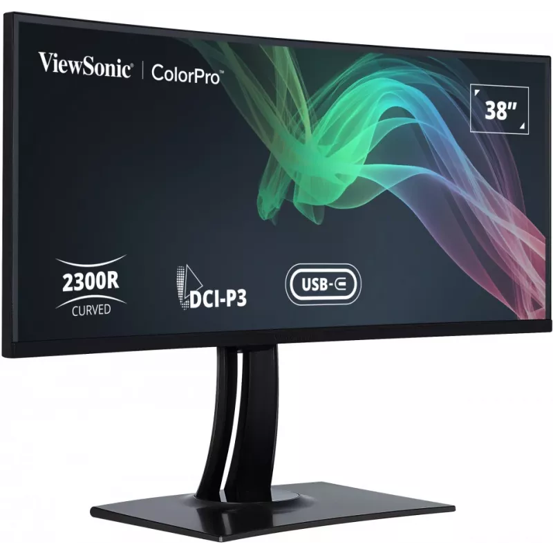 Viewsonic VP3881A computer monitor 96.5 cm (38 inch) 3840 x 1600 pixels Quad HD+ LED Black