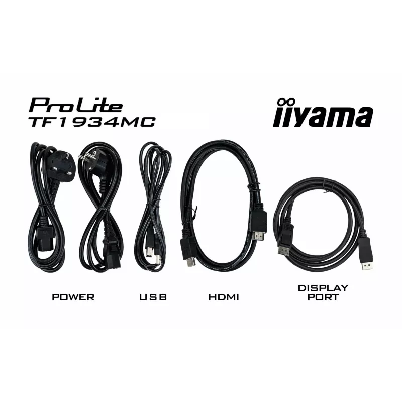 iiyama ProLite TF1934MC-B7X computer monitor 48.3 cm (19 inch) 1280 x 1024 pixels SXGA LED Touchscreen Black