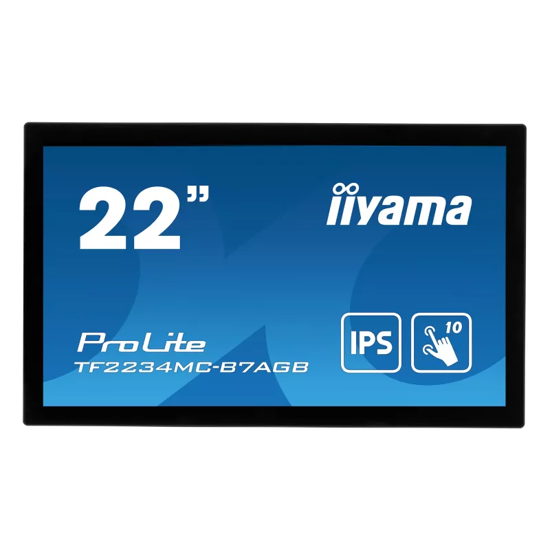 iiyama ProLite TF2234MC-B7AGB computer monitor 54.6 cm (21.5 inch) 1920 x 1080 pixels Full HD LED Touchscreen Multi-user Black