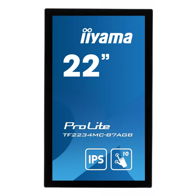iiyama ProLite TF2234MC-B7AGB computer monitor 54.6 cm (21.5 inch) 1920 x 1080 pixels Full HD LED Touchscreen Multi-user Black