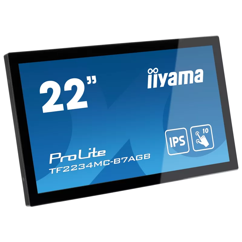 iiyama ProLite TF2234MC-B7AGB computer monitor 54.6 cm (21.5 inch) 1920 x 1080 pixels Full HD LED Touchscreen Multi-user Black
