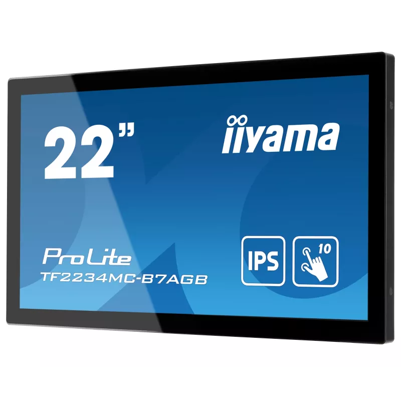 iiyama ProLite TF2234MC-B7AGB computer monitor 54.6 cm (21.5 inch) 1920 x 1080 pixels Full HD LED Touchscreen Multi-user Black