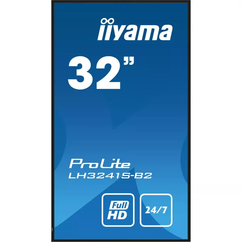 iiyama LH3241S-B2 Signage Display Kiosk design 80 cm (31.5 inch) LED 350 cd/m² Full HD Black 24/7