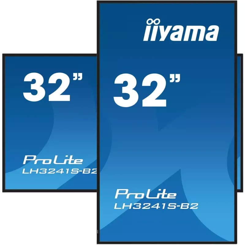 iiyama LH3241S-B2 Signage Display Kiosk design 80 cm (31.5 inch) LED 350 cd/m² Full HD Black 24/7