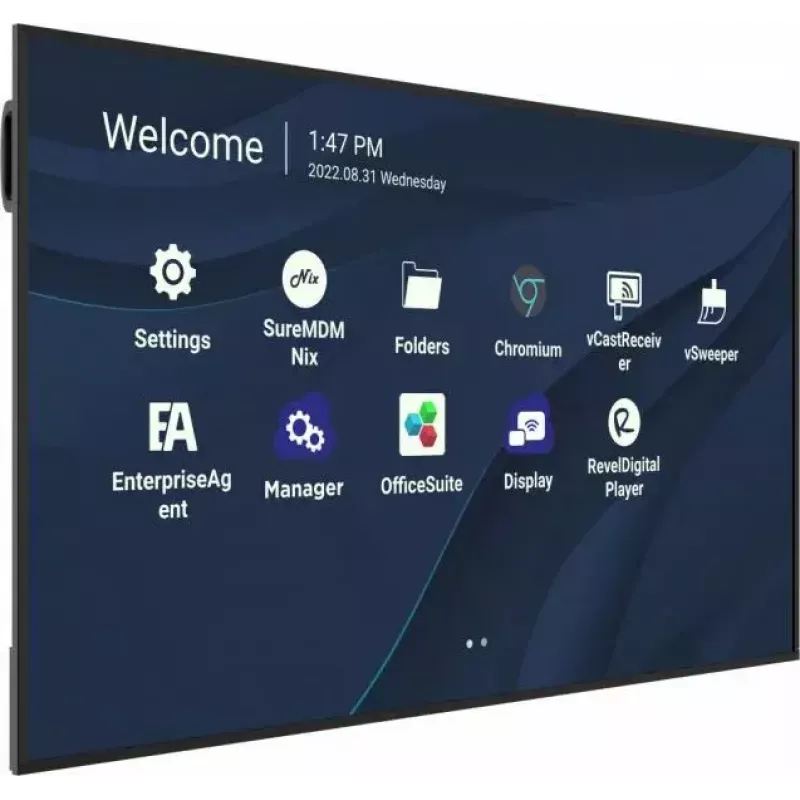 Viewsonic CDE7530 Signage Display 190.5 cm (75 inch) Wi-Fi 450 cd/m² 4K Ultra HD Black Built-in processor Android 11