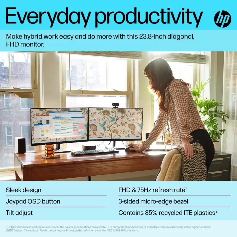 Monitor HP P24v G5 23.8 inch Full HD LCD 1920x1080