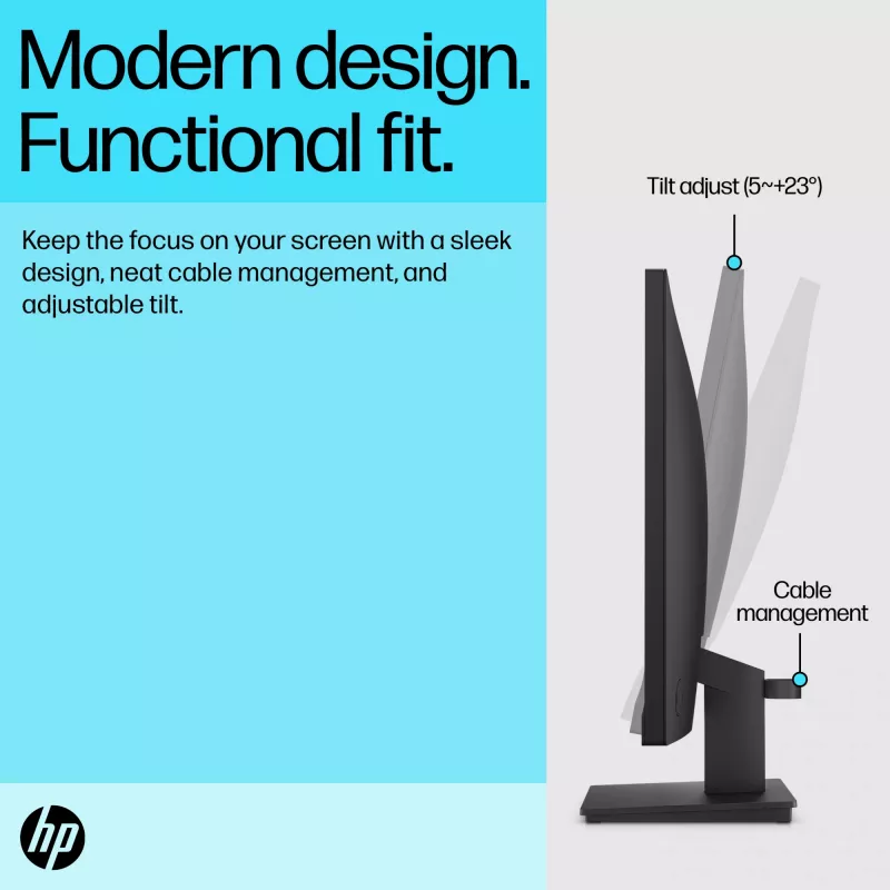 Monitor HP P24v G5 23.8 inch Full HD LCD 1920x1080