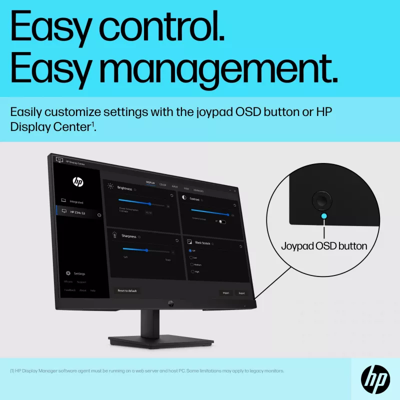 Monitor HP P24v G5 23.8 inch Full HD LCD 1920x1080
