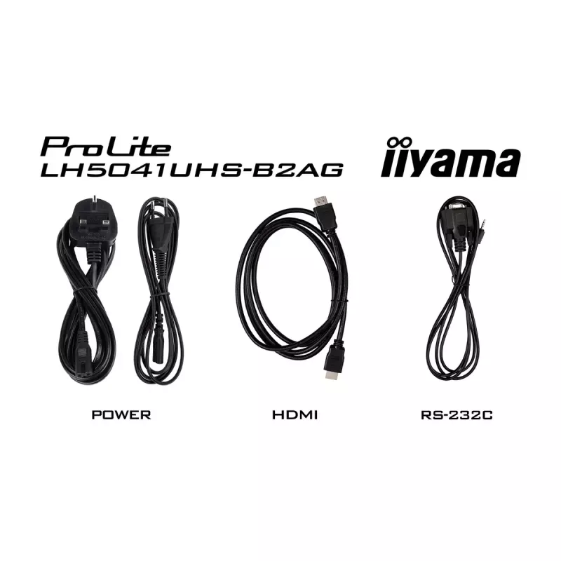 iiyama LH5041UHS-B2AG Signage Display Digital signage flat panel 127 cm (50 inch) LCD 500 cd/m² 4K Ultra HD Black 24/7
