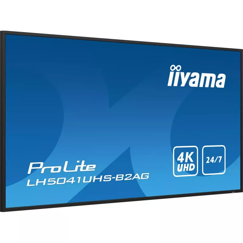 iiyama LH5041UHS-B2AG Signage Display Digital signage flat panel 127 cm (50 inch) LCD 500 cd/m² 4K Ultra HD Black 24/7