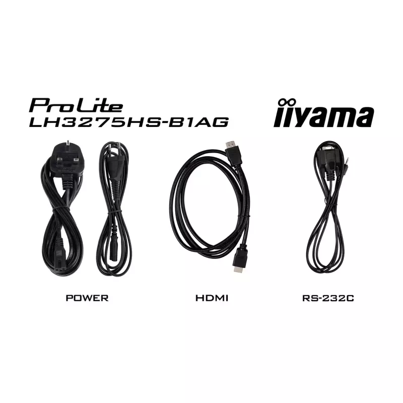 Digital signage flat panel iiyama LH3275HS-B1AG 32 inch LCD Full HD 1920 x 1080