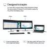 HP Series 5 Pro 24 inch WUXGA Monitor - 524pn, 61 cm (24 inch), 1920 x 1200 pixels, WUXGA, LCD, 5 ms, Black