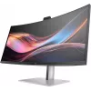 HP Series 7 Pro 34 inch WQHD Conferencing Monitor - 734pm, 86.4 cm (34 inch), 3440 x 1440 pixels, Wide Quad HD, LCD, 5 ms, Black, Silver
