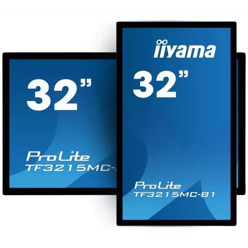 iiyama ProLite TF3215MC-B2 computer monitor 80 cm (31.5 inch) 1920 x 1080 pixels Full HD LED Touchscreen Kiosk Black