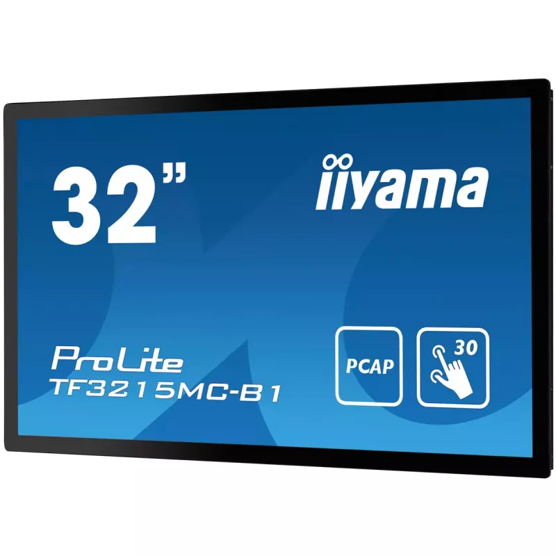 iiyama ProLite TF3215MC-B2 computer monitor 80 cm (31.5 inch) 1920 x 1080 pixels Full HD LED Touchscreen Kiosk Black