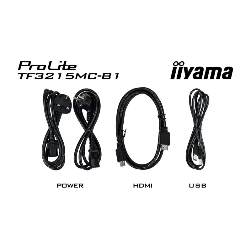 iiyama ProLite TF3215MC-B2 computer monitor 80 cm (31.5 inch) 1920 x 1080 pixels Full HD LED Touchscreen Kiosk Black
