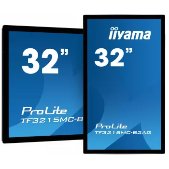 iiyama ProLite TF3215MC-B2AG computer monitor 80 cm (31.5 inch) 1920 x 1080 pixels Full HD LED Touchscreen Kiosk Black