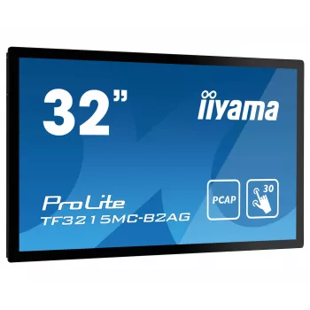 iiyama ProLite TF3215MC-B2AG computer monitor 80 cm (31.5 inch) 1920 x 1080 pixels Full HD LED Touchscreen Kiosk Black