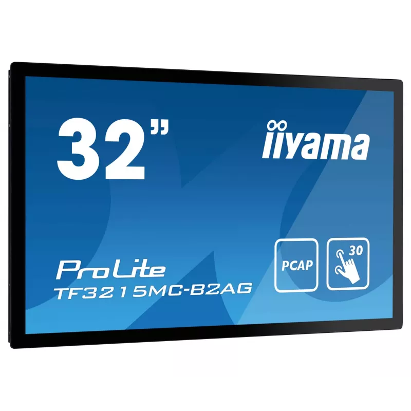 iiyama ProLite TF3215MC-B2AG computer monitor 80 cm (31.5 inch) 1920 x 1080 pixels Full HD LED Touchscreen Kiosk Black