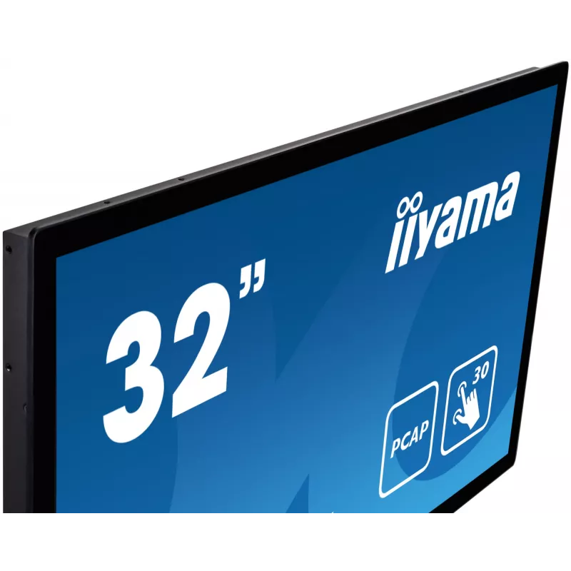 iiyama ProLite TF3215MC-B2AG computer monitor 80 cm (31.5 inch) 1920 x 1080 pixels Full HD LED Touchscreen Kiosk Black
