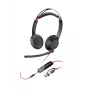 HP Poly Blackwire 5220 Stereo USB-C Headset +3.5mm Plug +USB-C/A Adapter