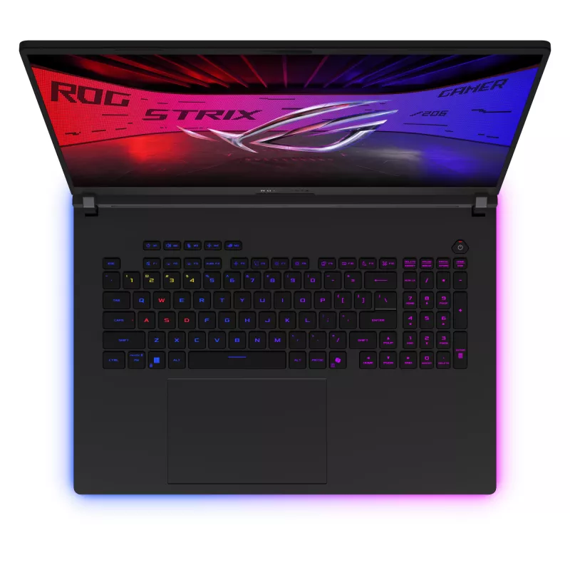 ASUS ROG Strix SCAR 18 G835LX-SA030W Intel Core Ultra 9 275HX Laptop 45.7 cm (18 inch) WQXGA 64 GB DDR5-SDRAM 1 TB SSD NVIDIA GeForce RTX 5090 Wi-Fi 7 (802.11be) Windows 11 Home German Black
