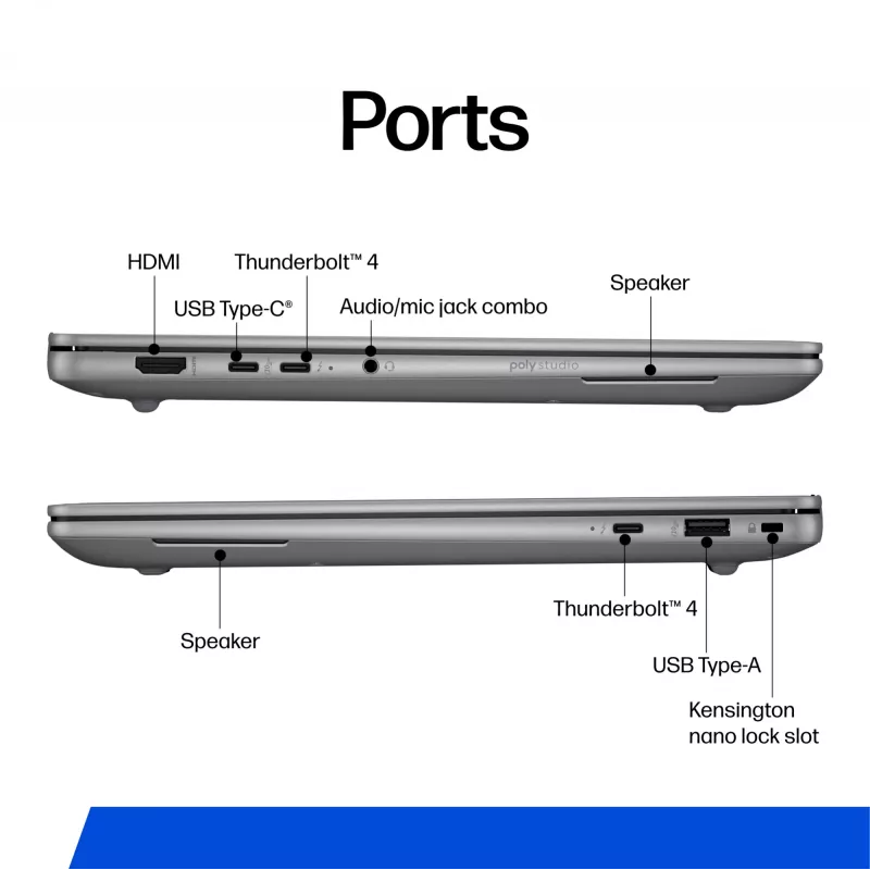HP ZBook Ultra G1a Copilot+ PC AMD Ryzen AI Max PRO 390 35.6 cm (14 inch) WUXGA 32 GB LPDDR5x-SDRAM Wi-Fi 7 (802.11be) Windows 11 Pro AI Workstation, AI PC Silver