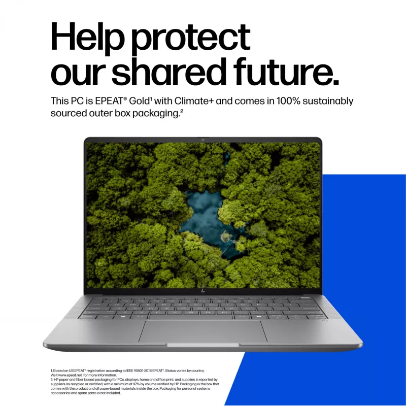 HP ZBook Ultra G1a Copilot+ PC AMD Ryzen AI Max PRO 390 35.6 cm (14 inch) WUXGA 32 GB LPDDR5x-SDRAM Wi-Fi 7 (802.11be) Windows 11 Pro AI Workstation, AI PC Silver