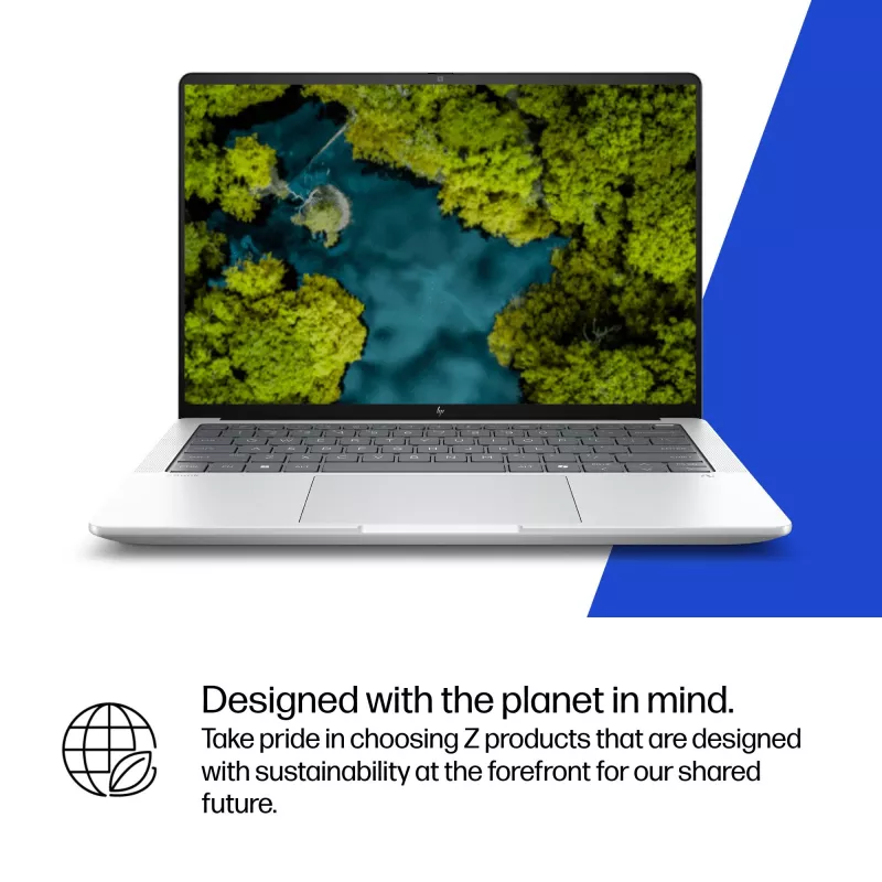 HP ZBook Ultra G1a Copilot+ PC AMD Ryzen AI Max PRO 390 35.6 cm (14 inch) WUXGA 32 GB LPDDR5x-SDRAM Wi-Fi 7 (802.11be) Windows 11 Pro AI Workstation, AI PC Silver