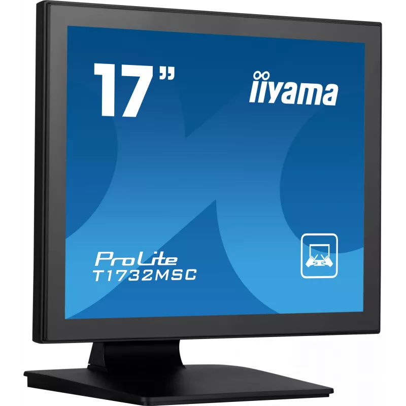 iiyama ProLite computer monitor 43.2 cm (17 inch) 1280 x 1024 pixels LED Touchscreen Table Black