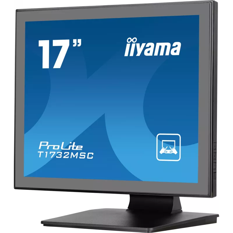 iiyama ProLite computer monitor 43.2 cm (17 inch) 1280 x 1024 pixels LED Touchscreen Table Black