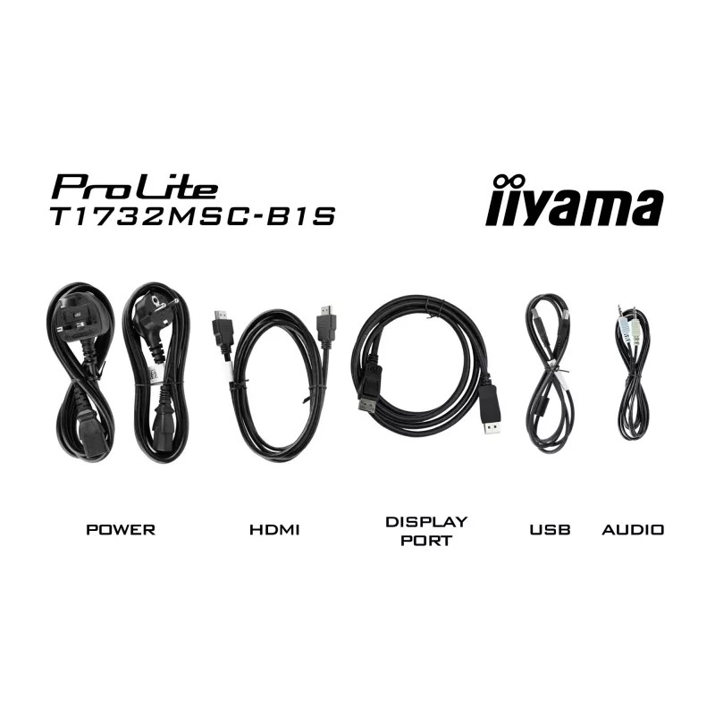 iiyama ProLite computer monitor 43.2 cm (17 inch) 1280 x 1024 pixels LED Touchscreen Table Black
